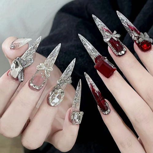 (5 sets-10 sets) Handmade press-on nails selectable size